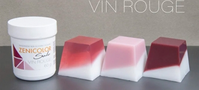 Прозрачные немигрирующие красители для мыльной основы ZENICOLOR SOLO Vin Rouge ― VIP Office HobbyART