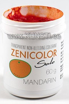 Прозрачные немигрирующие красители для мыльной основы ZENICOLOR SOLO 2 Mandarin ― VIP Office HobbyART